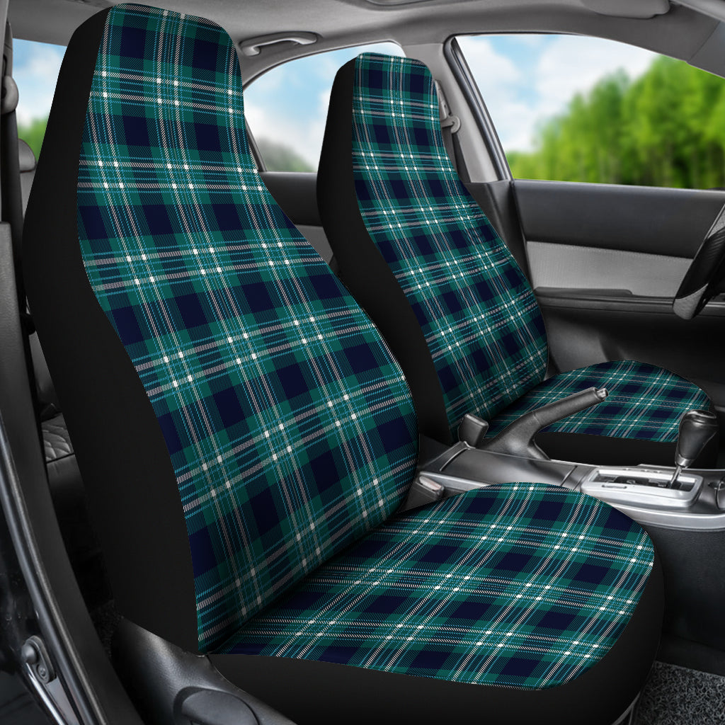 Green Plaid Car Seat covers