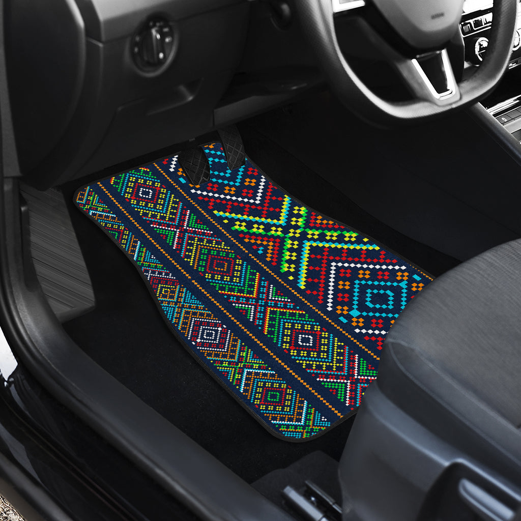 Colorful Ethnic Car Floor Mats