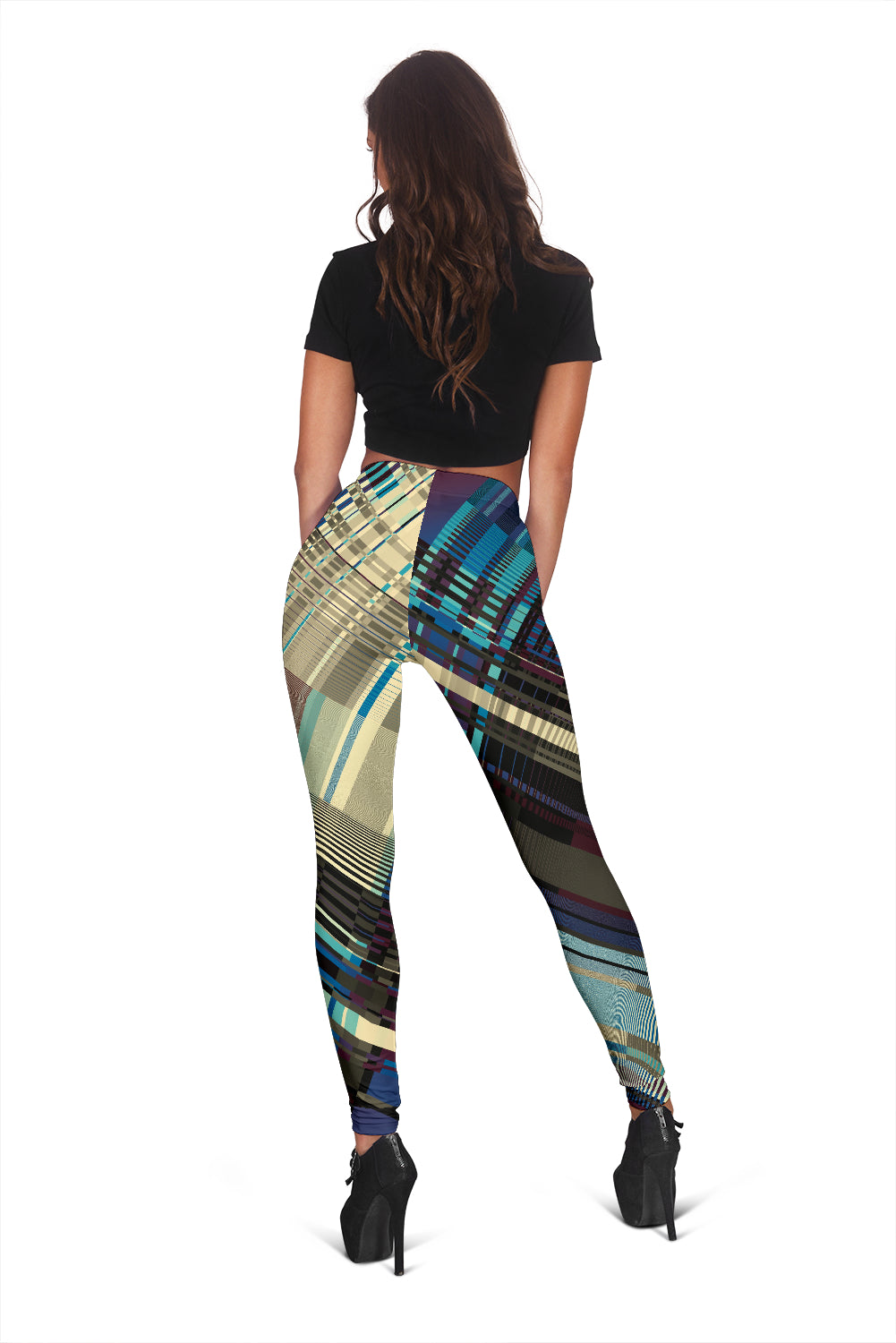 Diagonal Abstract Leggings
