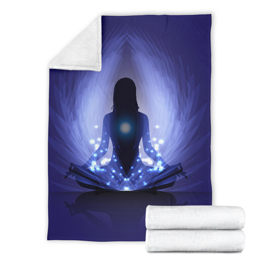 Purple Meditator Blanket