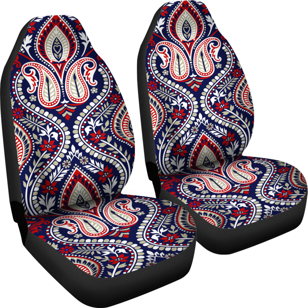 Red Elegant Decor Car Seat Covers