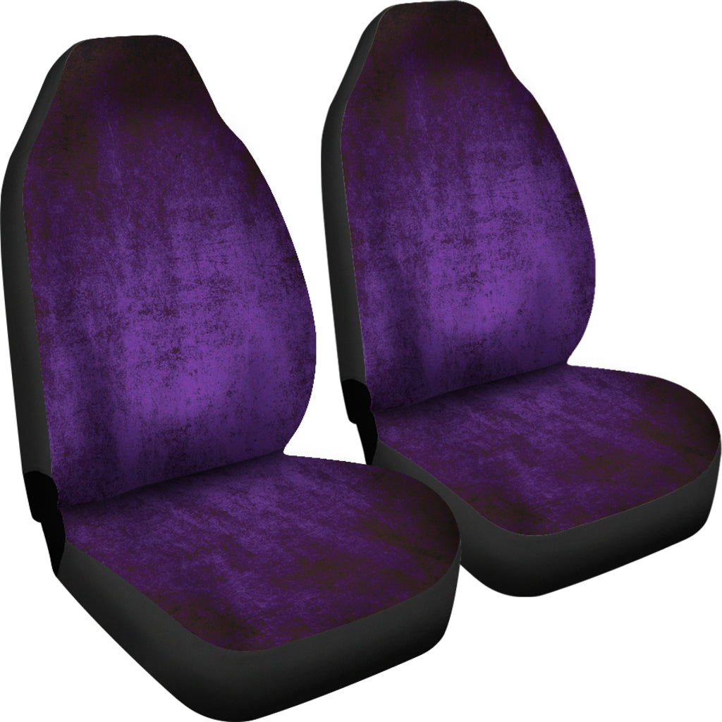 Purple Grunge Car Seat Covers