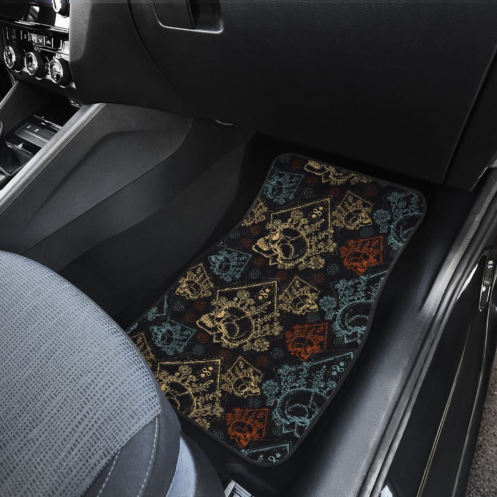 Skull Pattern Car Floor Mats