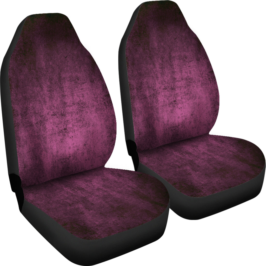 Magenta Grunge Car Seat Covers