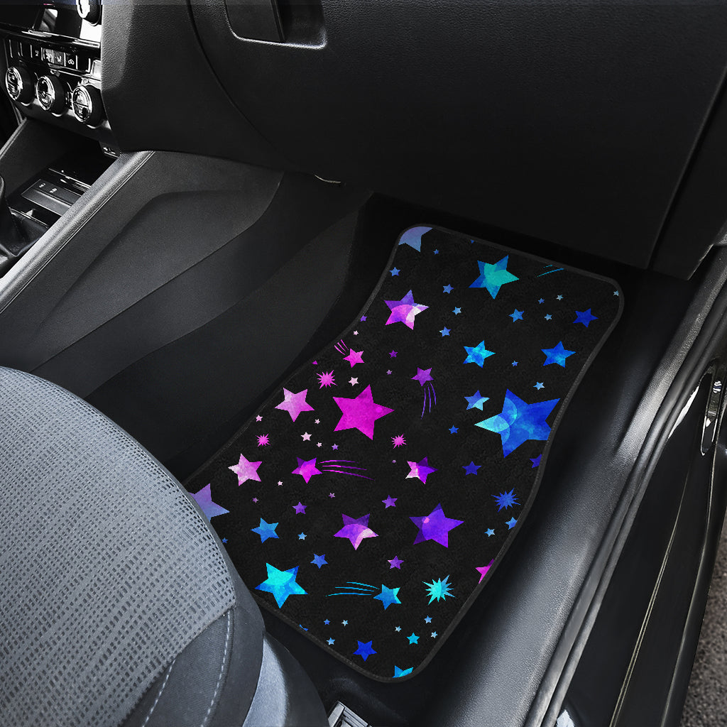 Pink Purple Stars Car Floor Mats