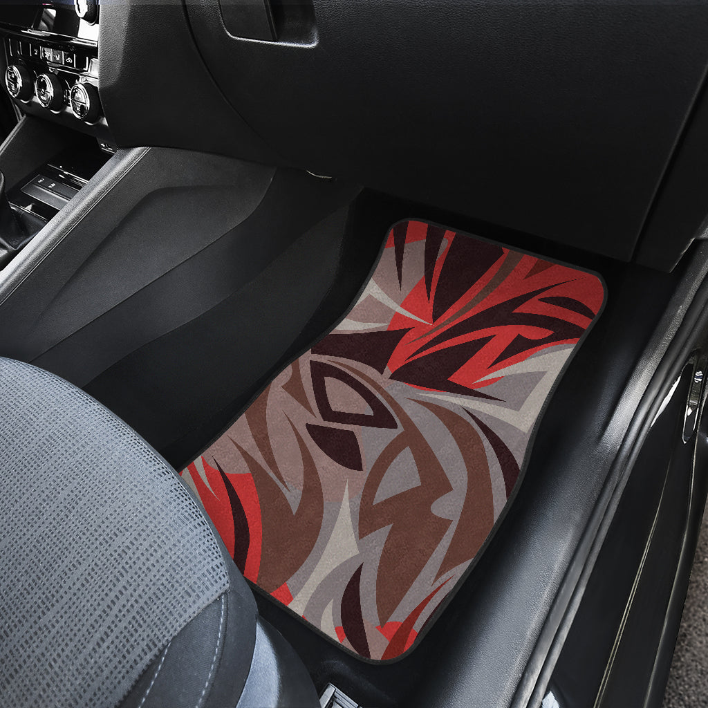 Abstract Tribal Car Floor Mats