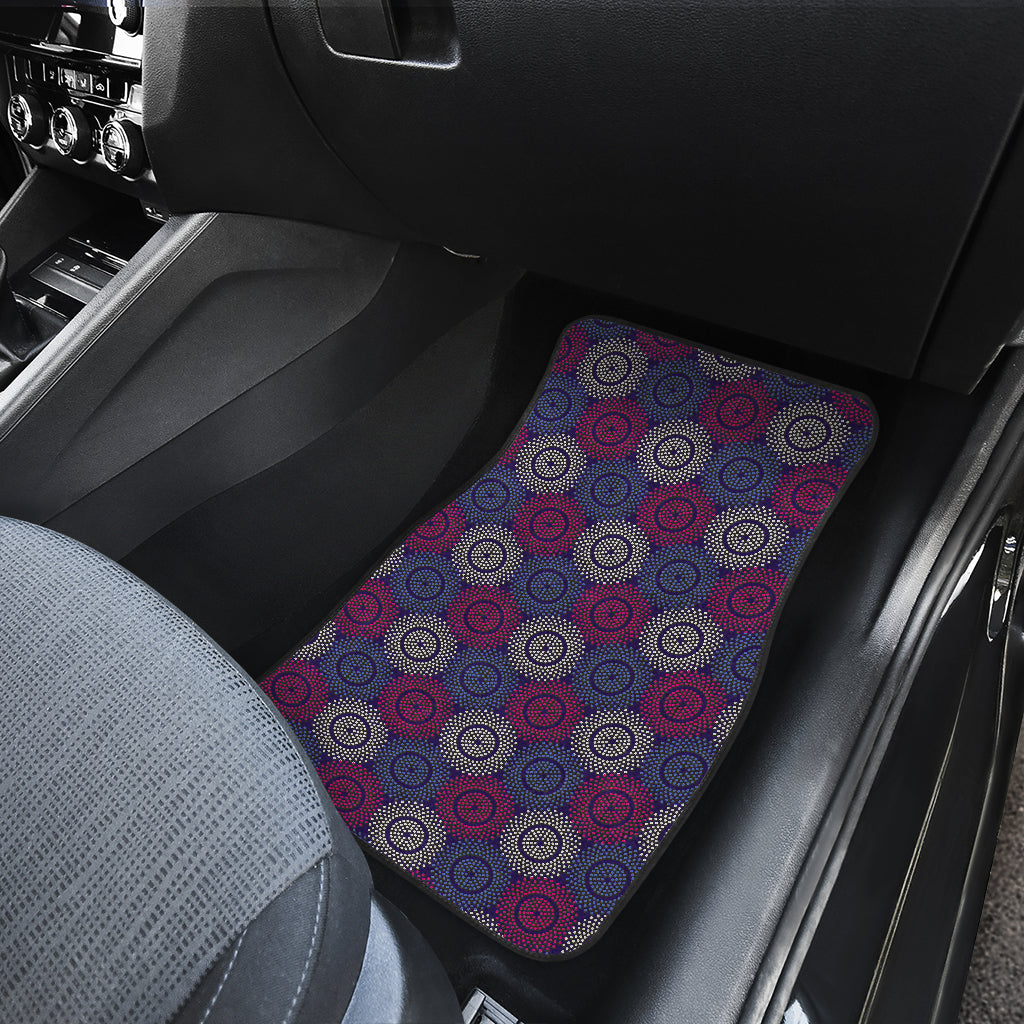 Abstract Dot Circles Car Floor Mats