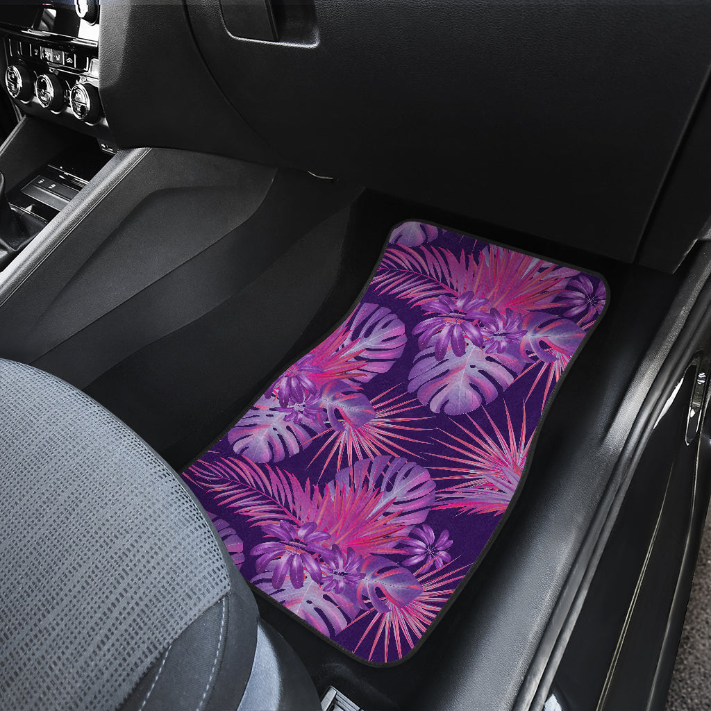 Purple Plants Car Floor Mats