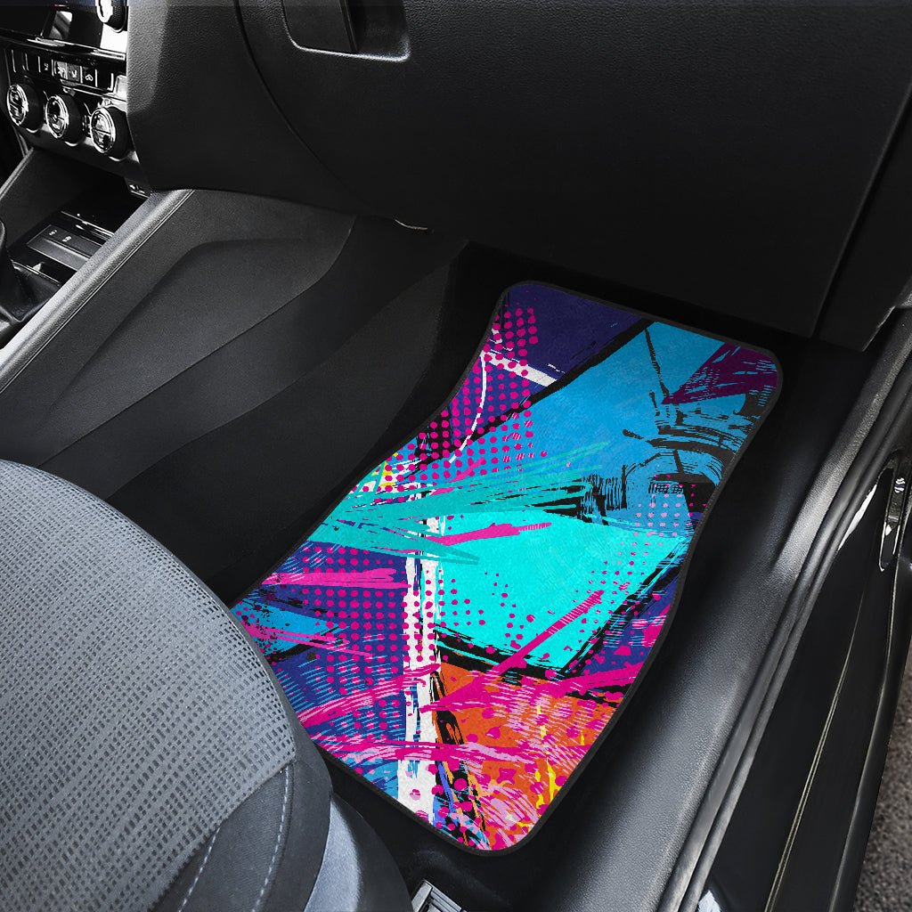 Colorful Abstract Car Floor Mats