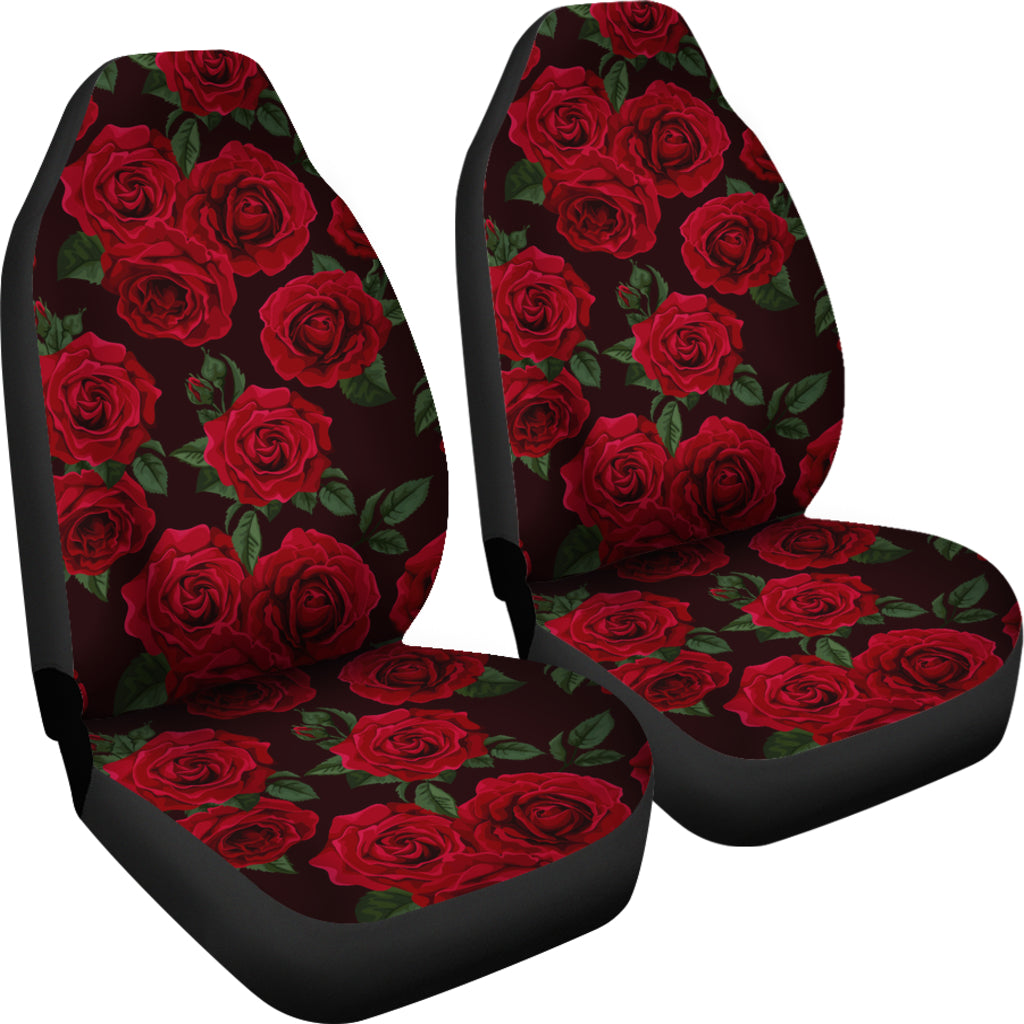 Red Roses Car Seat Covers