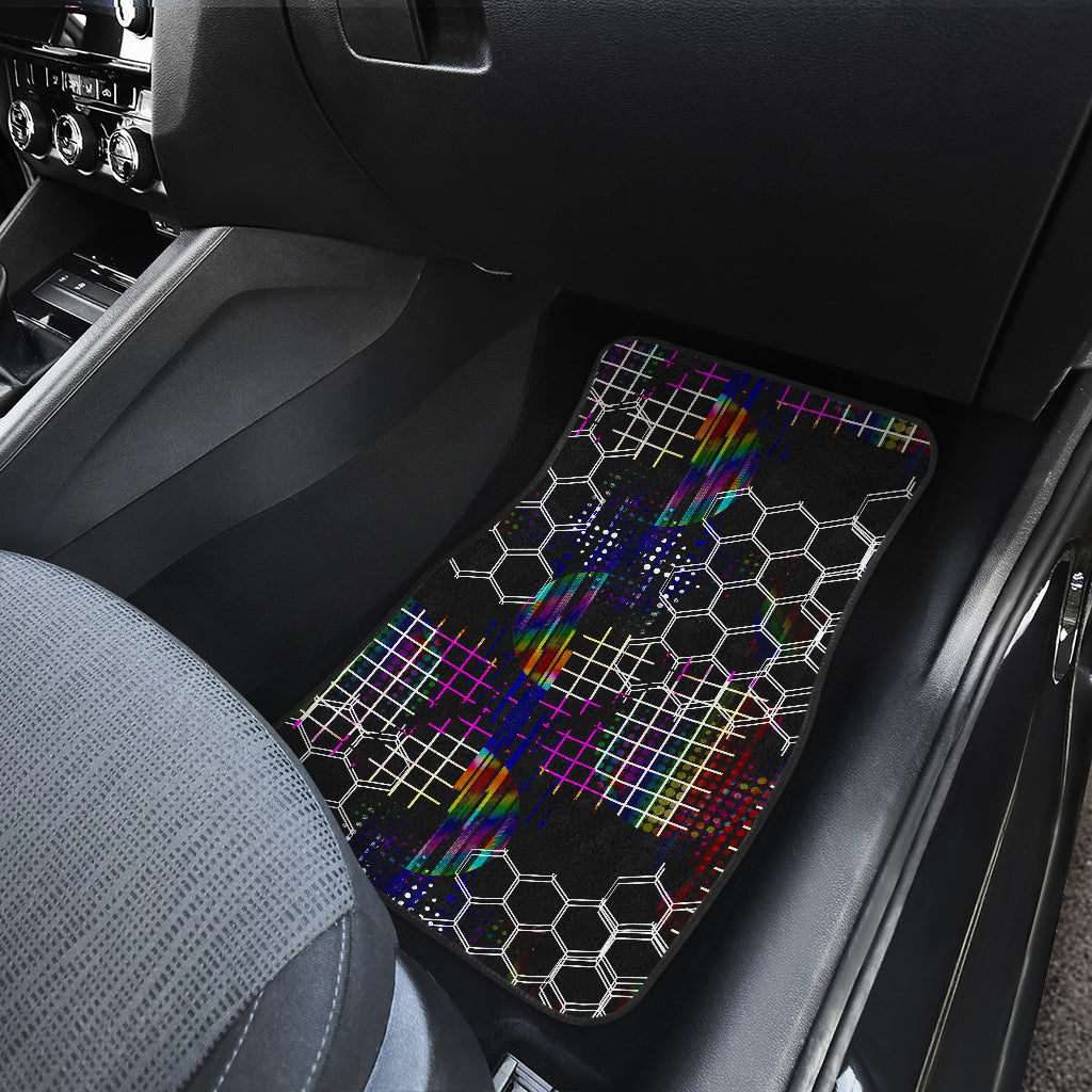 Honeycomb Abstract Car Floor Mats
