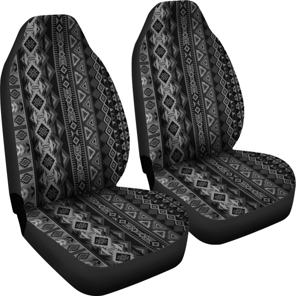 Grey Boho Aztec Car Seat Covers