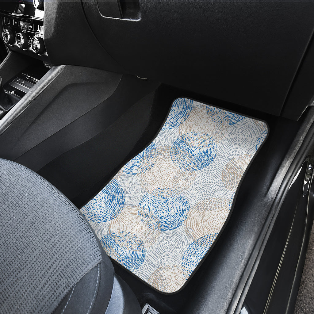 Abstract Circles Car Floor Mats