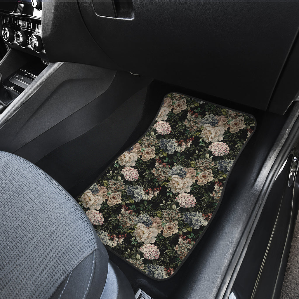 Floral Pattern Car Floor Mats
