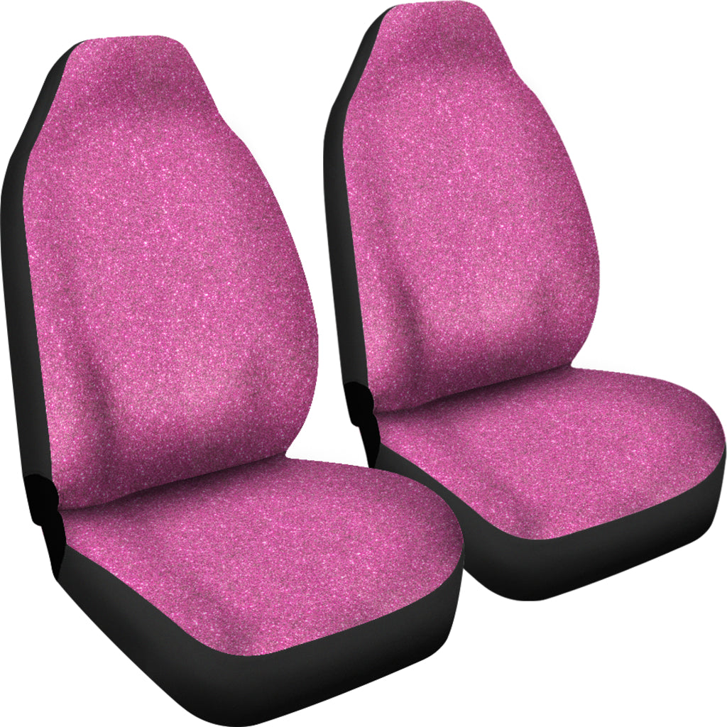 Pink Confetti Print Car Seat Covers