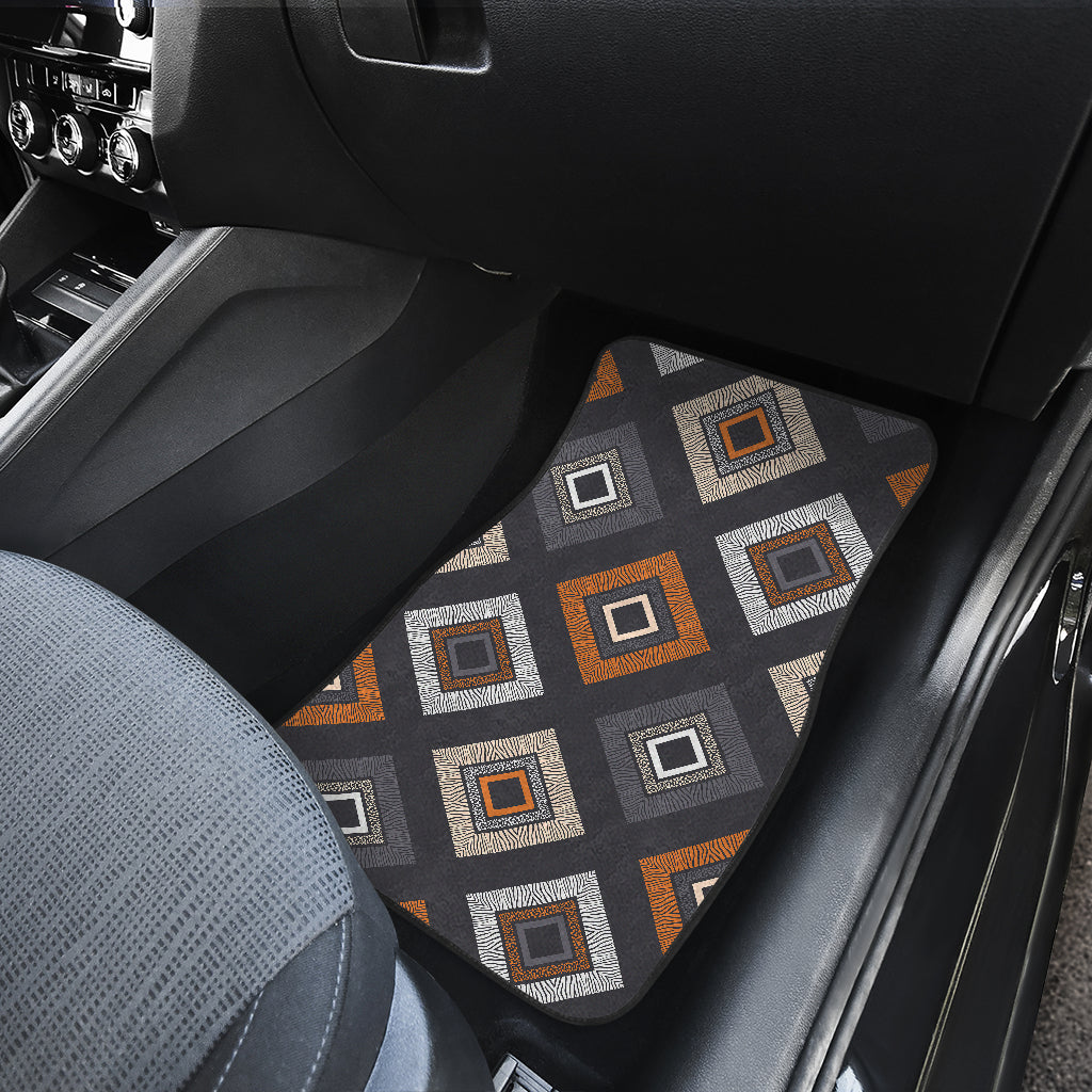Retro Blocks Car Floor Mats