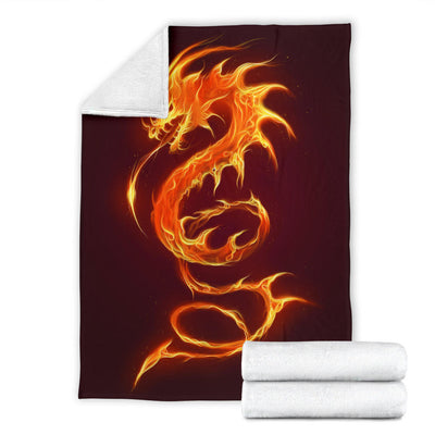 Fire Dragon Blanket