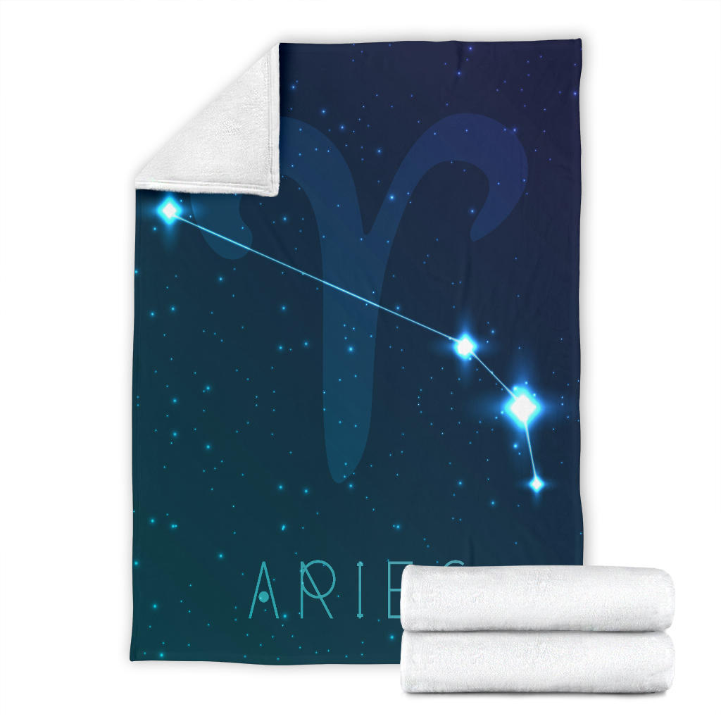 Aries Zodiac Blanket