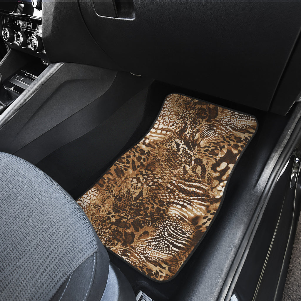 Animal Print Car Floor Mats