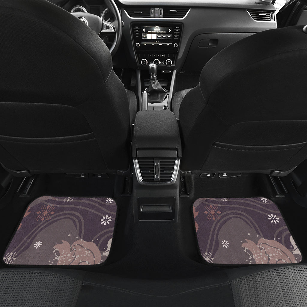 Abstract Floral Car Floor Mats