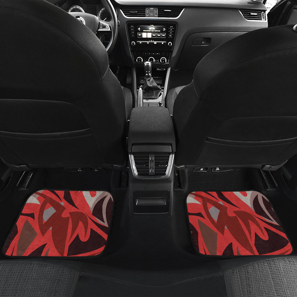 Abstract Tribal Car Floor Mats