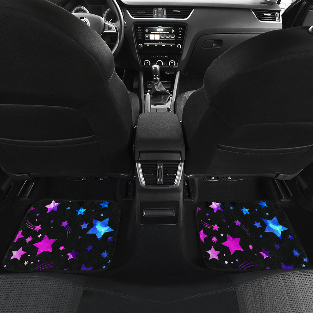 Pink Purple Stars Car Floor Mats