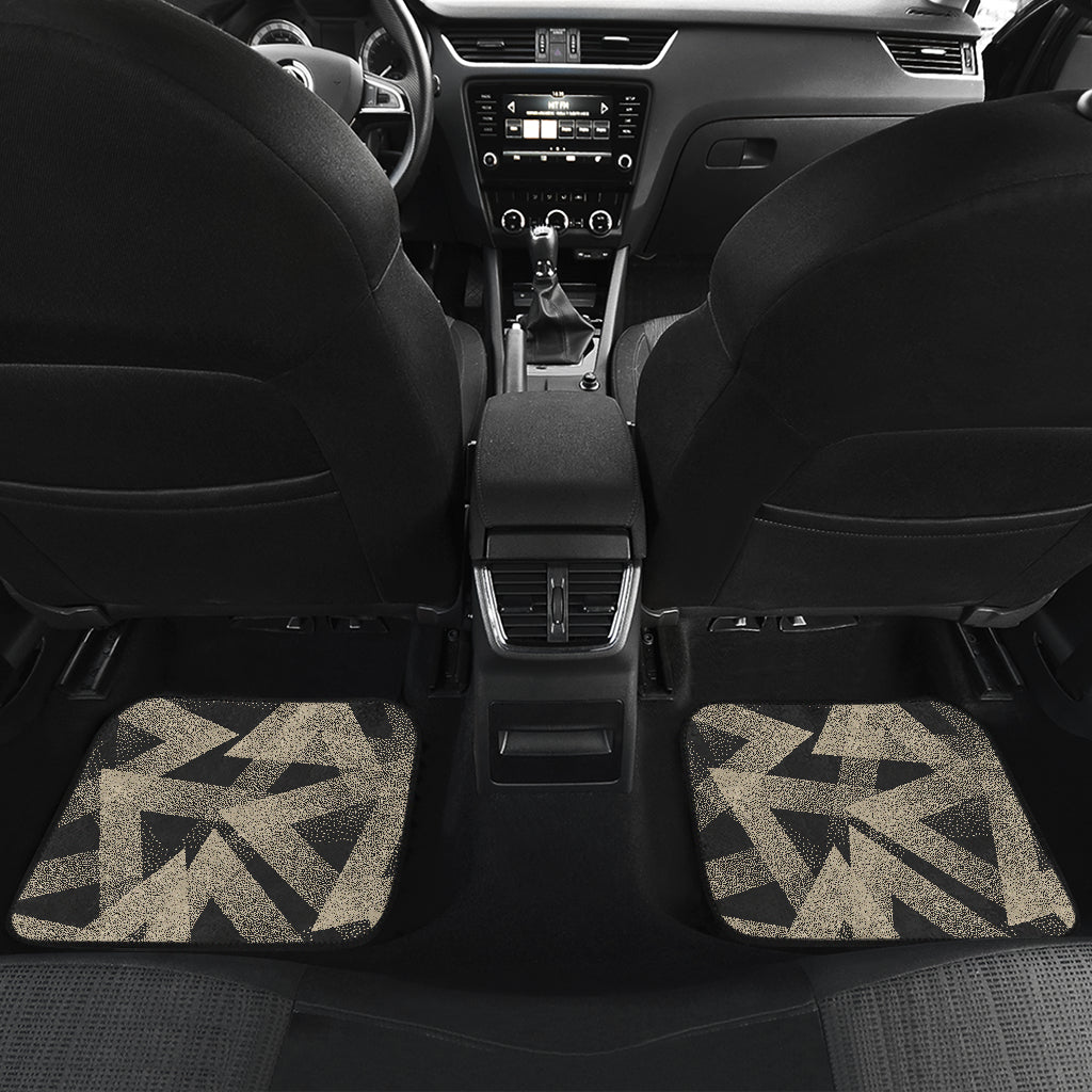 Abstract Zig Zag Car Floor Mats