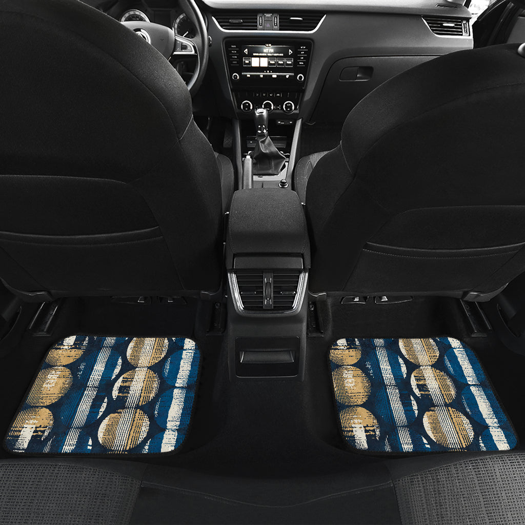 Abstract Circle Stripes Car Floor Mats