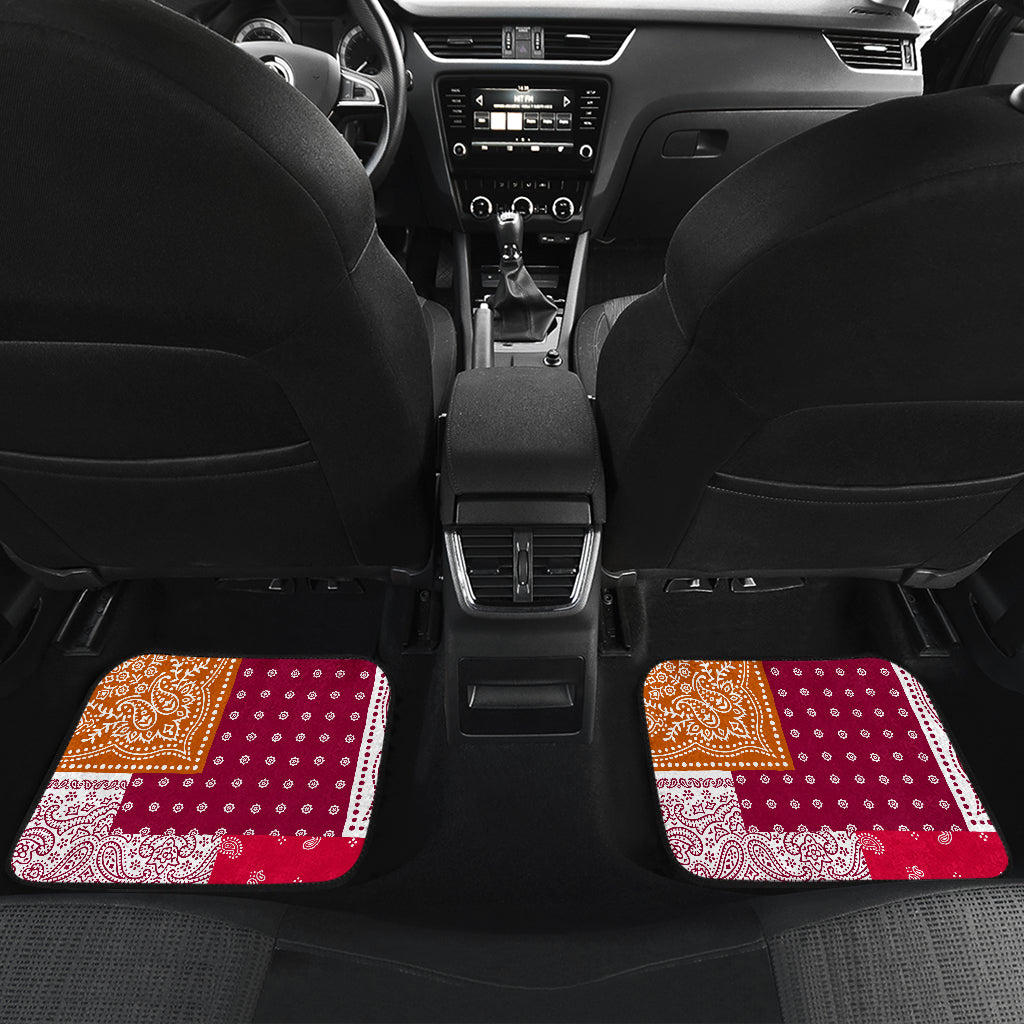 Bandana Patchwork Car Floor Mats