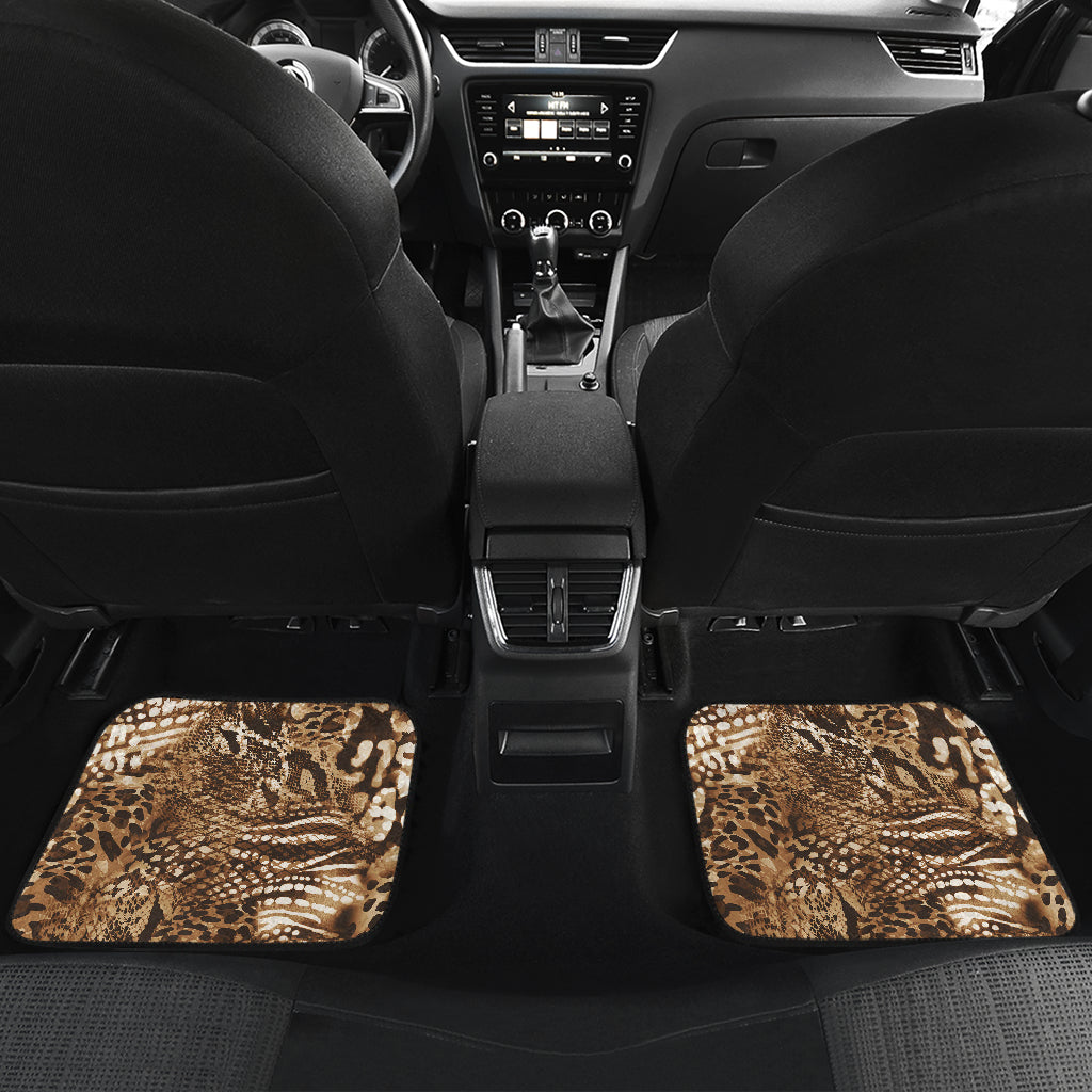 Animal Print Car Floor Mats