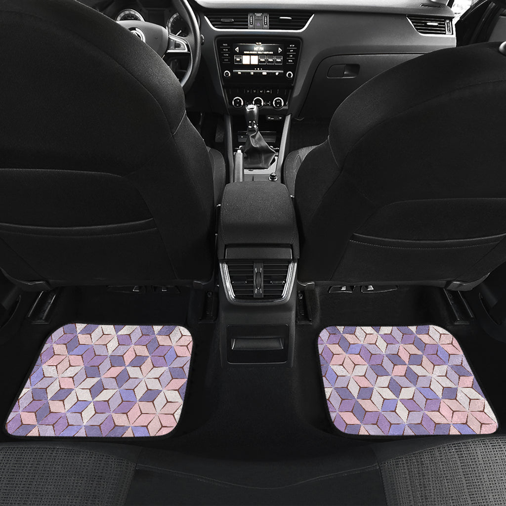 Blue Purple Abstract Car Floor Mats
