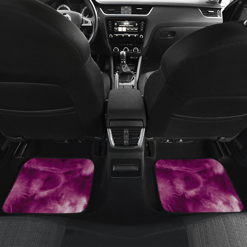 Purple Feathers Car Floor Mats