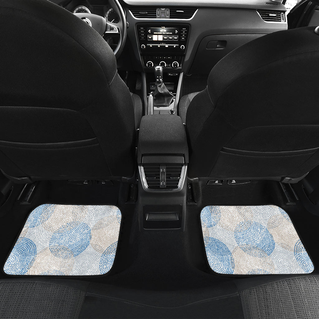 Abstract Circles Car Floor Mats