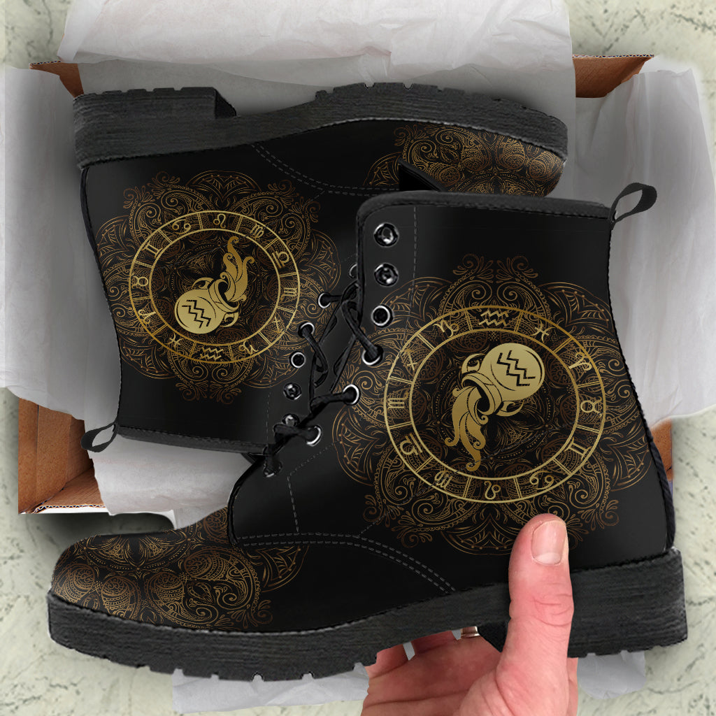 Aquarius Zodiac Boots