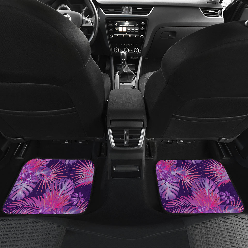Purple Plants Car Floor Mats