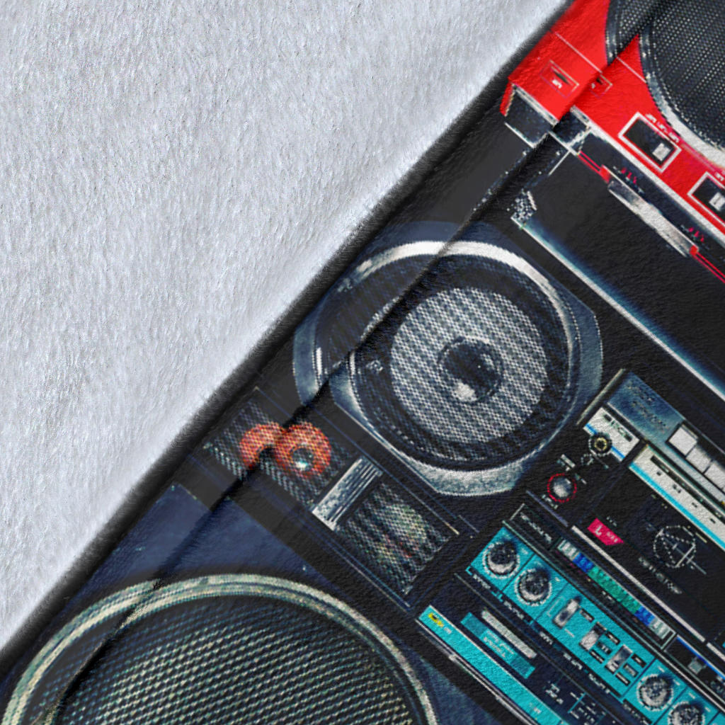 Vintage Stereos Boomboxes Blanket