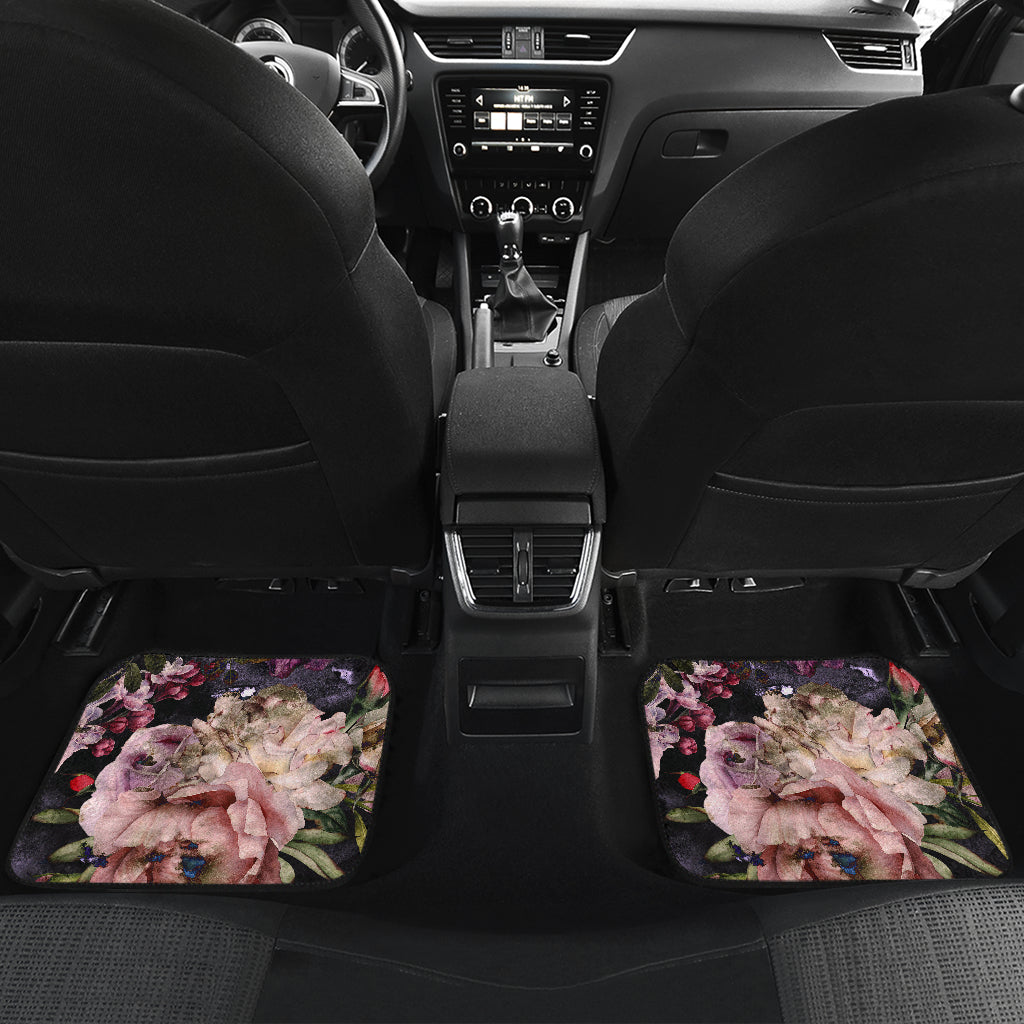 Floral Car Floor Mats