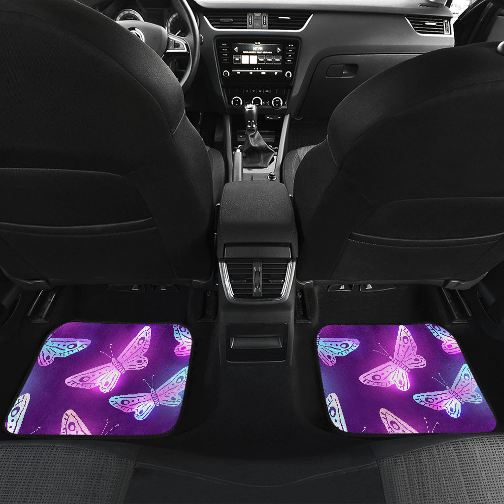 Purple Butterflies Car Floor Mats