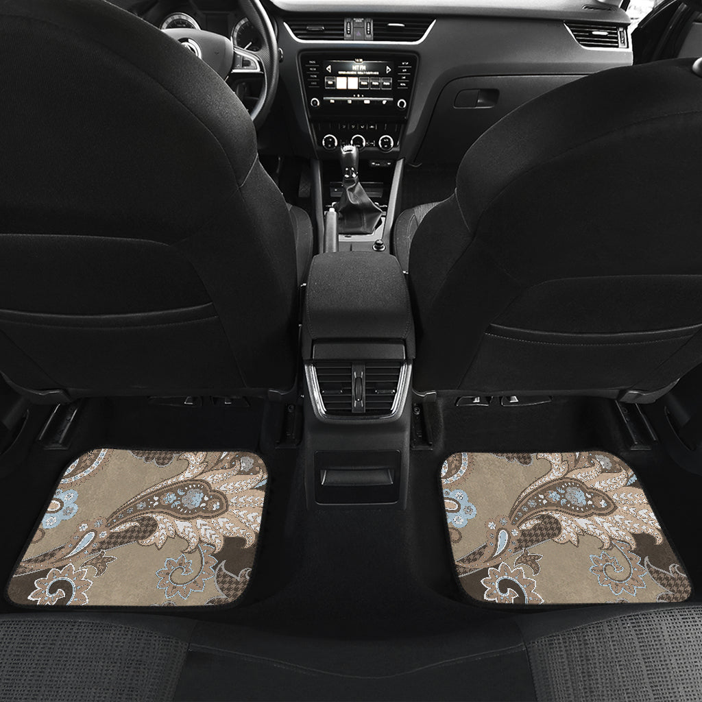 Brown Decor Car Floor Mats