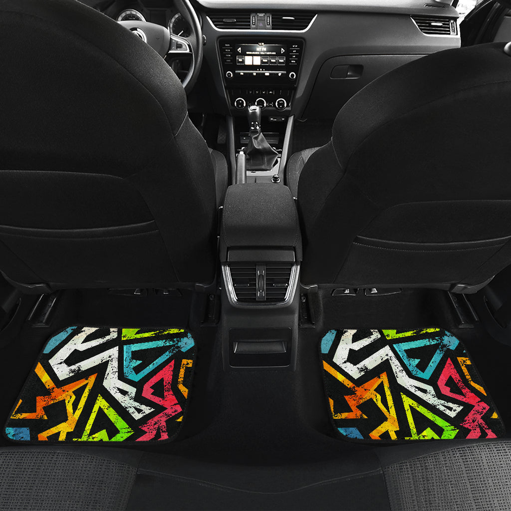 Colorful Abstract Car Floor Mats