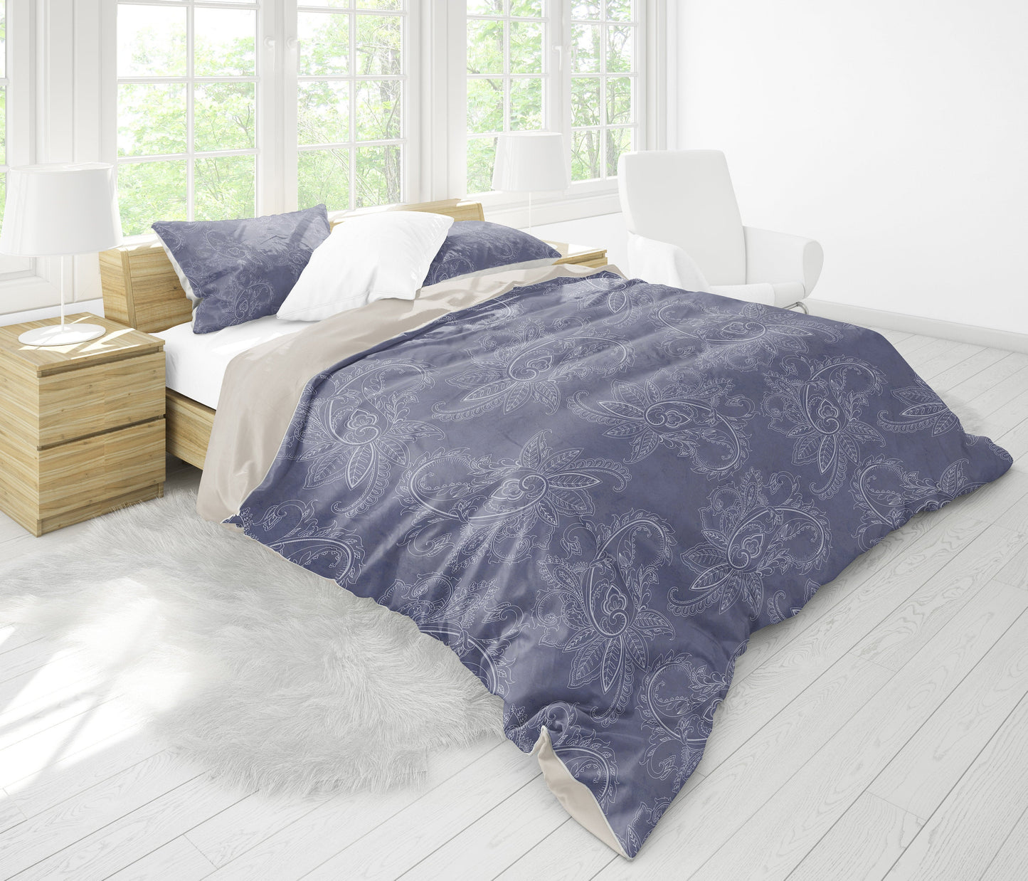 Purple Decor Bedding Set