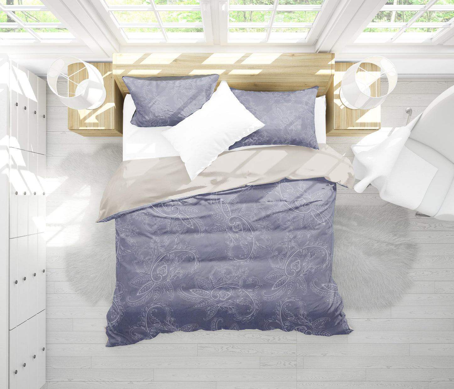 Purple Decor Bedding Set