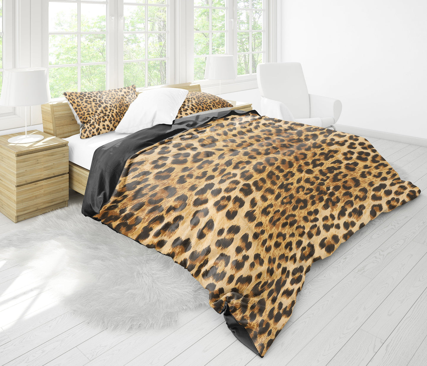 Leopard Print Bedding Set