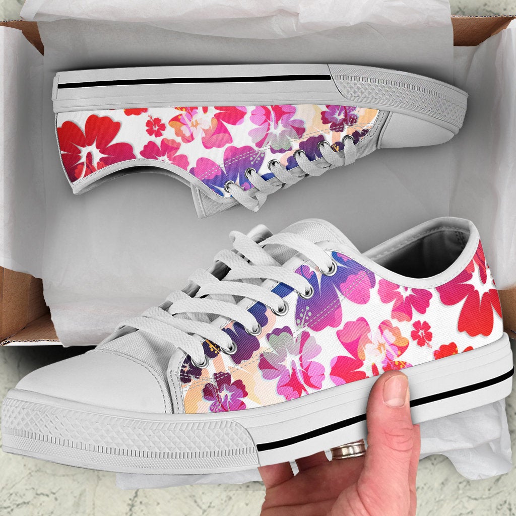 Colorful Aloha Flowers Shoes