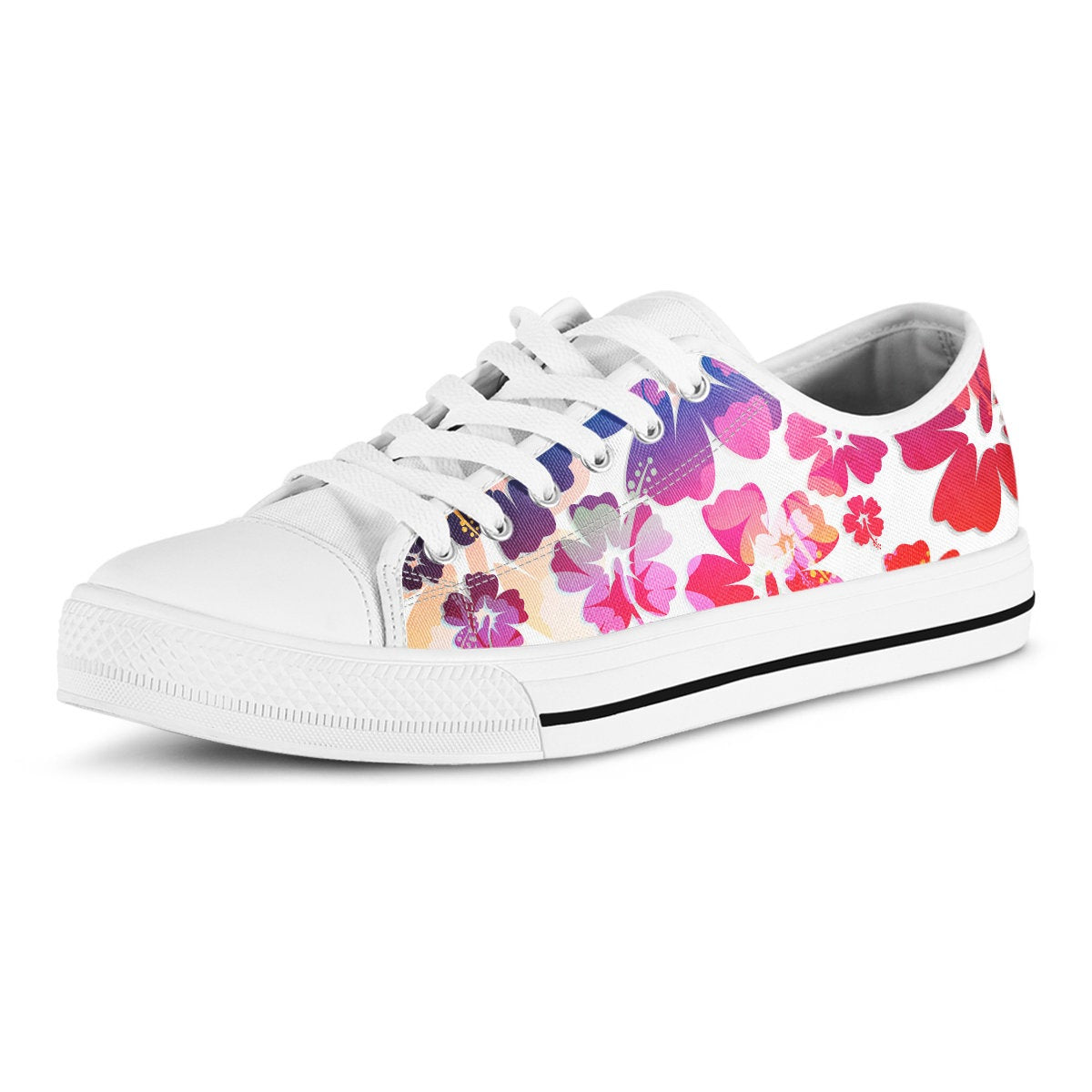 Colorful Aloha Flowers Shoes