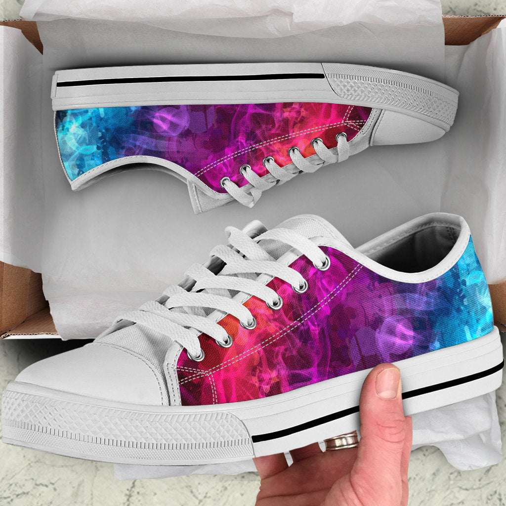 Blue & Purple Smoke Shoes