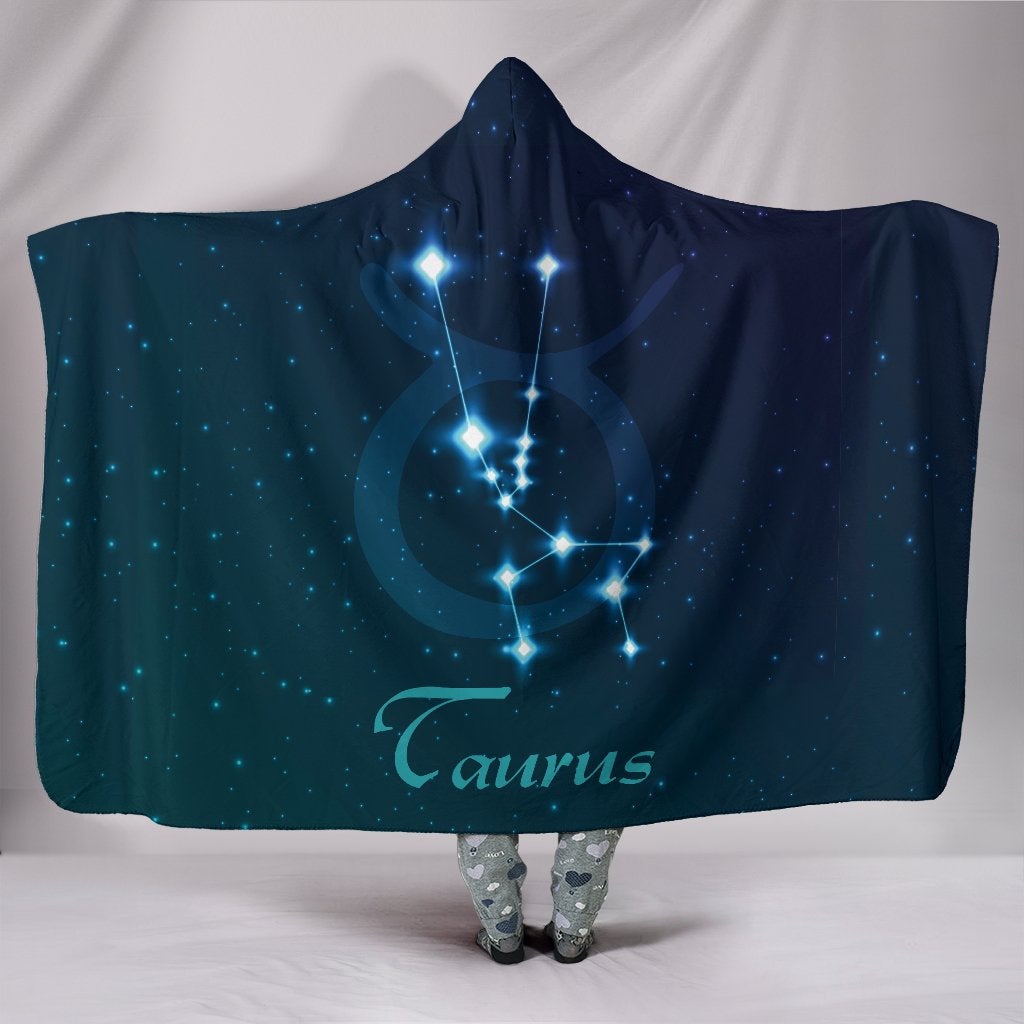 Taurus Zodiac Hooded Blanket