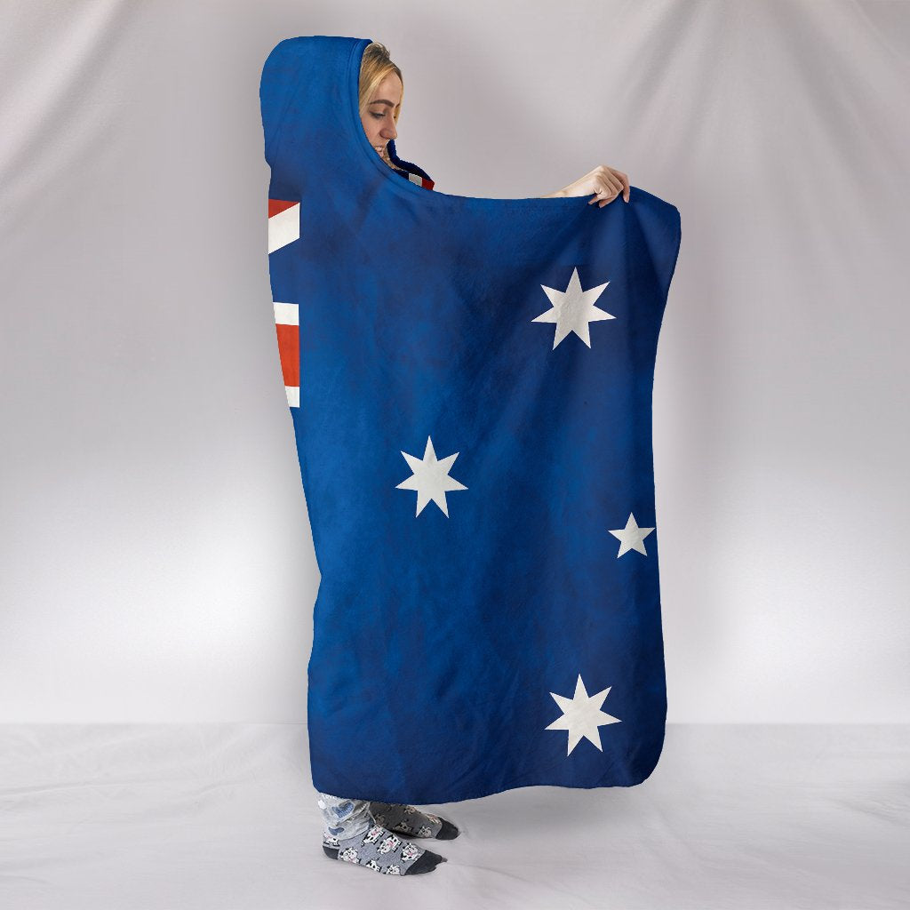 Australian Flag Hooded Blanket