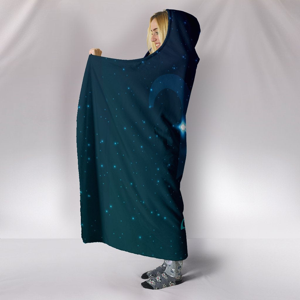 Virgo Zodiac Hooded Blanket