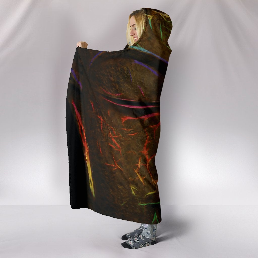 Buddha Face Hooded Blanket